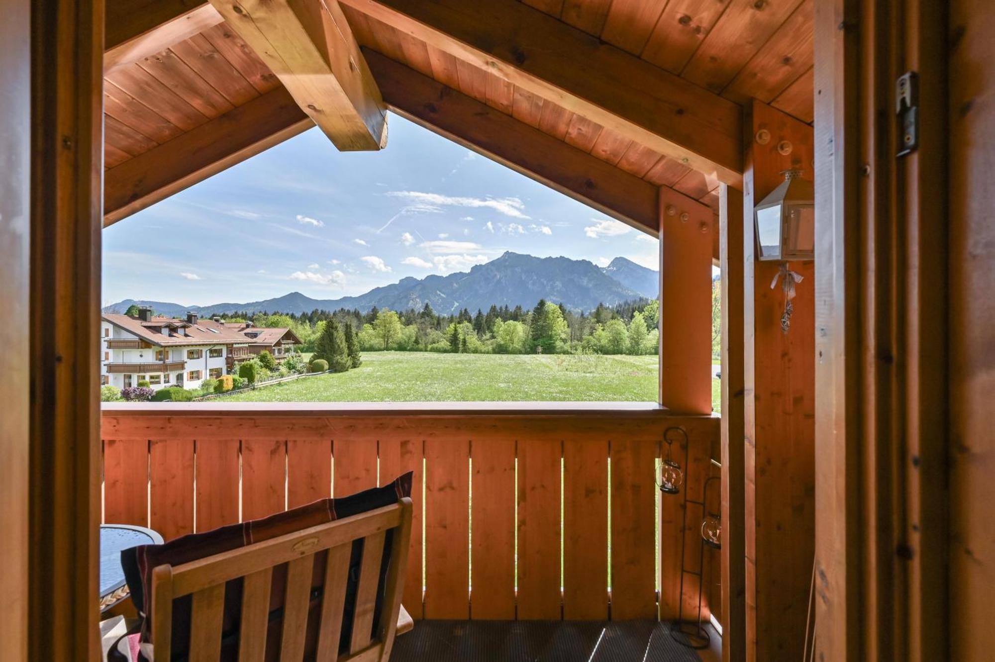 Chalet im Haus Schlossblick Füssen Exterior foto
